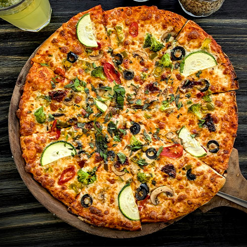 Veggie Hot Pizza